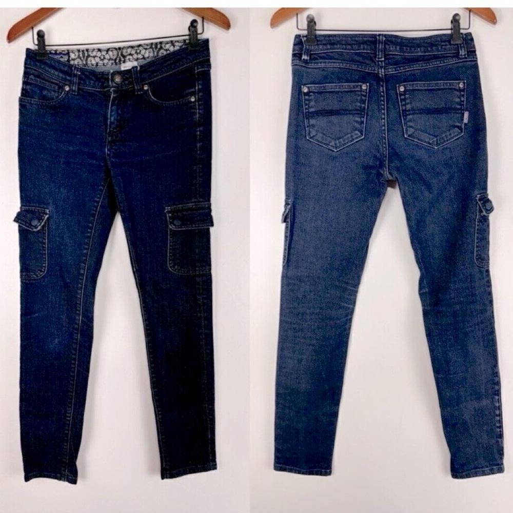 PATAGONIA WOMENS IRON CLAD DENIM SKINNY CARGO JEANS